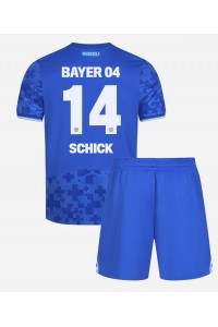 Bayer Leverkusen Patrik Schick #14 Babytruitje 3e tenue Kind 2025-26 Korte Mouw (+ Korte broeken)